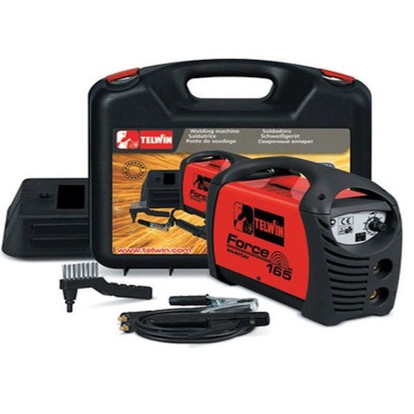 SALDATRICE TELWIN INVERTER FORCE 165 4,1 KW CON KIT E VALIGETTA