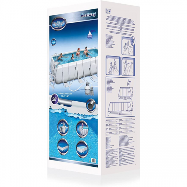 PISCINA RETTANGOLARE 549X274X122H 