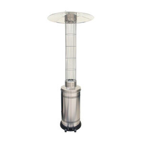 STUFA AEREA CILINDRICA TEPORUS 10,5 KW INOX
