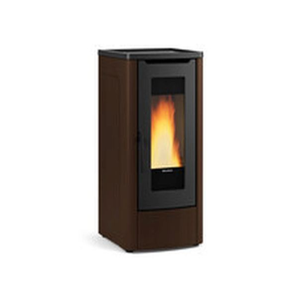 STUFA A PELLET VENTILATA LA NORDICA EXTRAFLAME DAHIANA 5.0 10 KW BRONZO V4