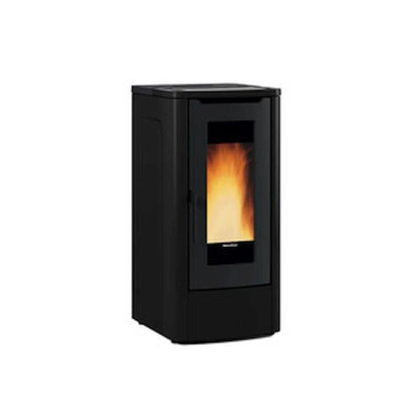 STUFA A PELLET CANALIZZATA LA NORDICA EXTRAFLAME TEOREMA PLUS AD 12 KW NERA V6