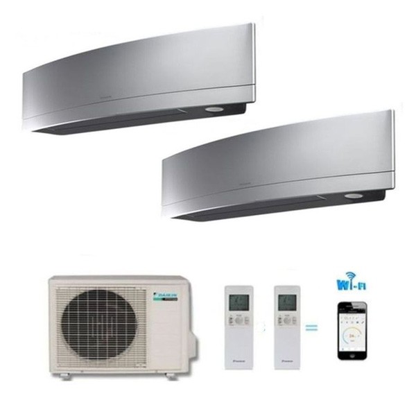 Climatizzatore Daikin Emura Bluevolution Silver Dual Split 9000 18000 2mxm50m Promo Clima