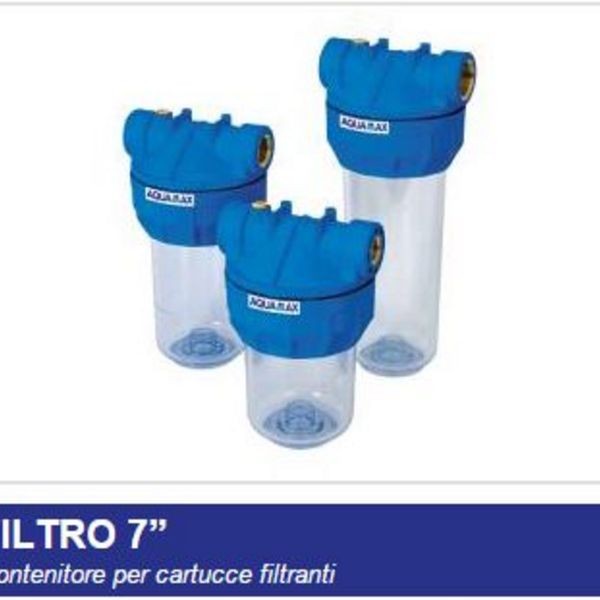 Contenitore per cartucce filtranti filtro medio 7