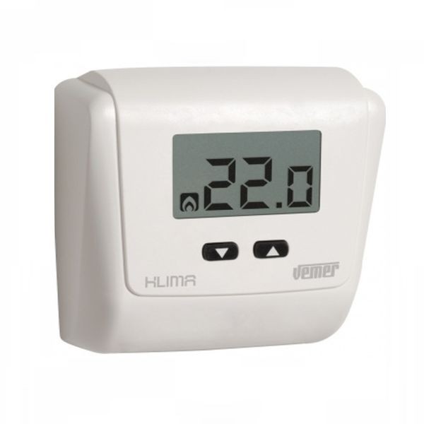 TERMOSTATO AMBIENTE DIGITALE A RADIOFREQUENZA VEMER KLIMA LCD 