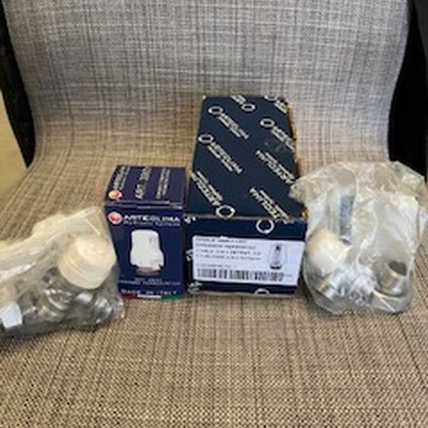 DETENTORE KIT ARTECLIMA VALVOLA TESTINA TERMOSTATICA 1//2/" AC250KIT12ST