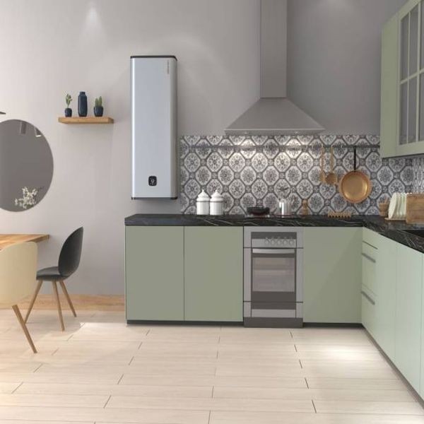 SCALDABAGNO ELETTRICO ATLANTIC VERTIGO STEATITE WI-FI WATERDROP 100 DA 80 L 
