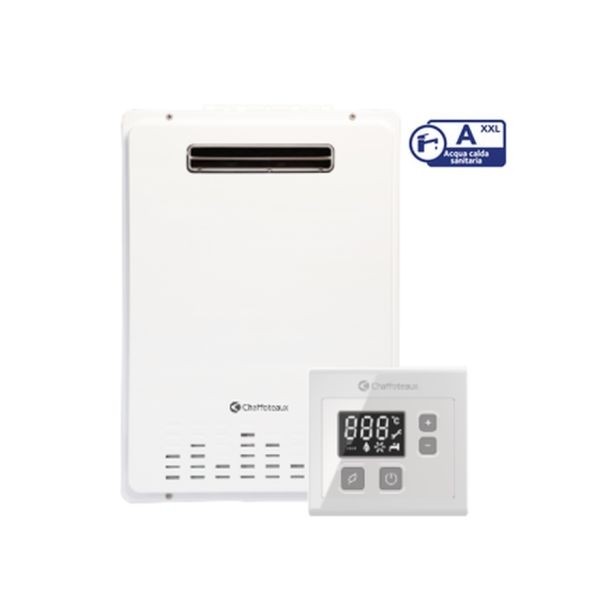 SCALDABAGNO A GAS METANO CHAFFOTEAUX AVENIR PLUS LNX 22 OUTDOOR