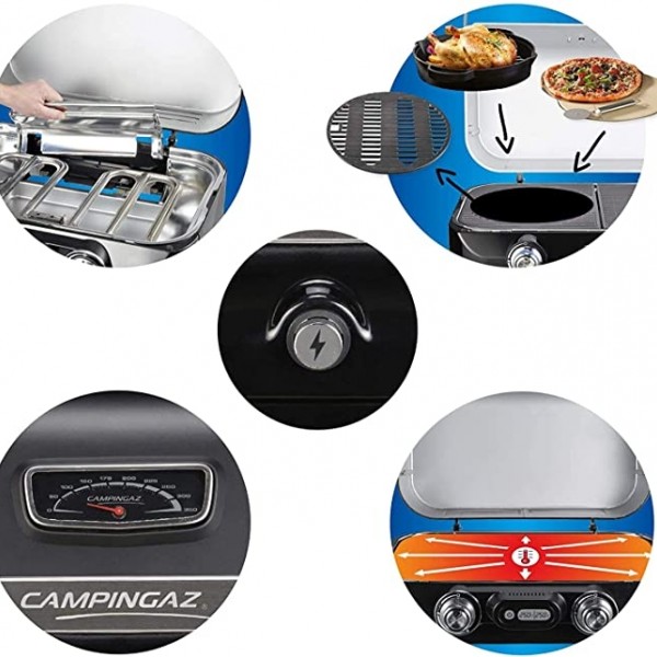 Barbecue a gas da tavolo per casa o camper ad alta efficienza ATTITUDE 2GO/CV