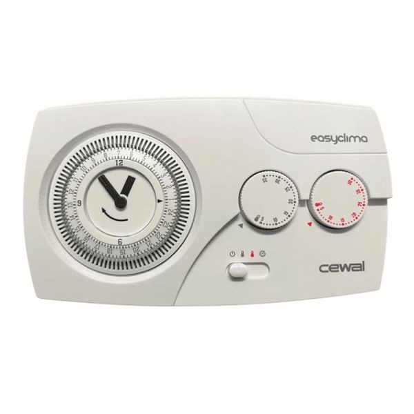 CRONOTERMOSTATO ELETTROMECCANICO A MEMBRANA CEWAL NEW EASYCLIMA GIORNALIERO