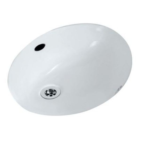 JAQUAR LAVABO SOTTOPIANO OVALE SERIE CONTINENTAL 