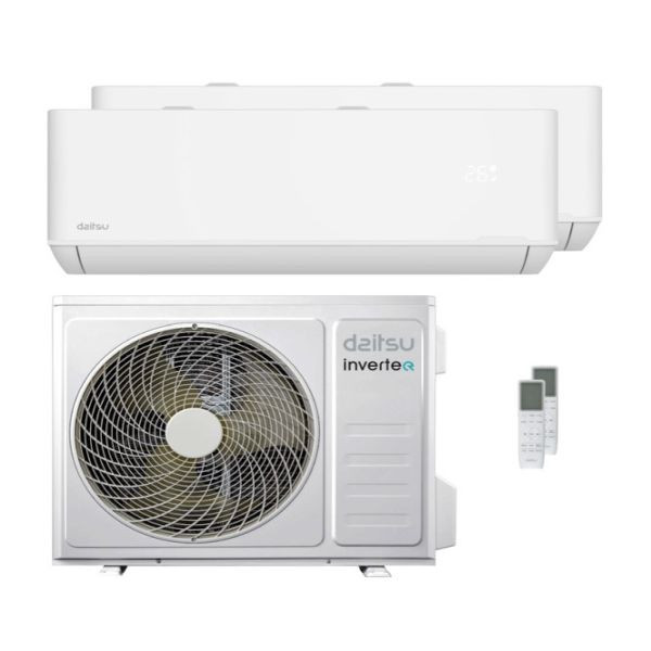 CLIMATIZZATORE DAITSU SERIE ARTIC PRO DUALSPLIT 9000+12000+DOSM-18KDT-3 INVERTER R-32 WI-FI