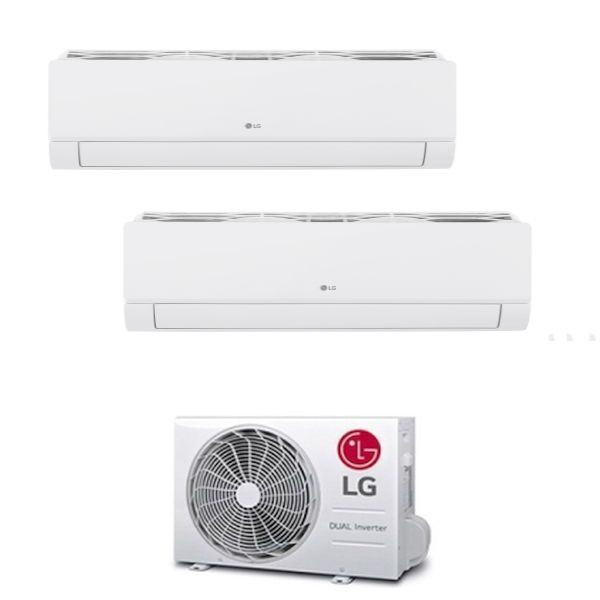 CLIMATIZZATORE LG DUALCOOL LIBERO SMART DUALSPLIT 9000+12000+MU2R17 R-32 WI-FI 