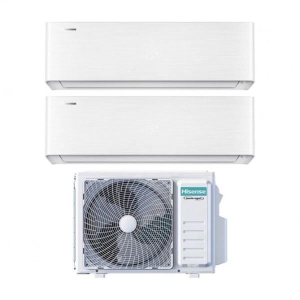 CLIMATIZZATORE HISENSE ENERGY PRO X DUALSPLIT 18000+18000+4AMW81U4RJC  WI-FI R-32