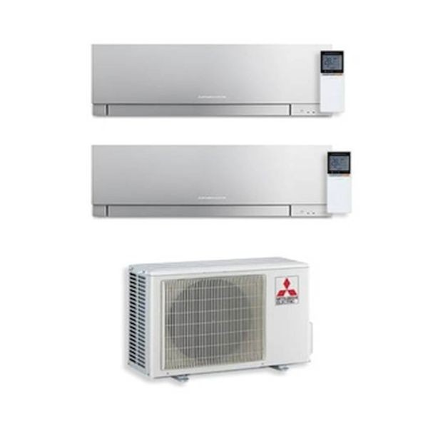 CLIMATIZZATORE MITSUBISHI KIRIGAMINE ZEN DUAL SPLIT 12000+12000+MXZ-2F53VF R-32 WI-FI