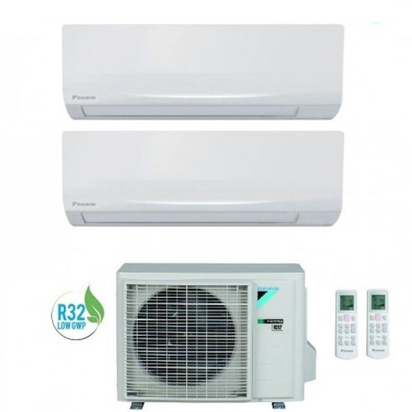 CLIMATIZZATORE DAIKIN SIESTA DUAL SPLIT 12000+12000+2AMXF50A INVERTER R-32 A++ WI-FI