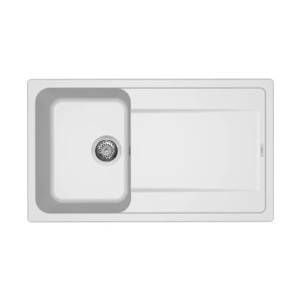 LAVELLO DA INCASSO ELLECI 1 VASCA CON GOCCIOLATOIO MODELLO LIFE 400