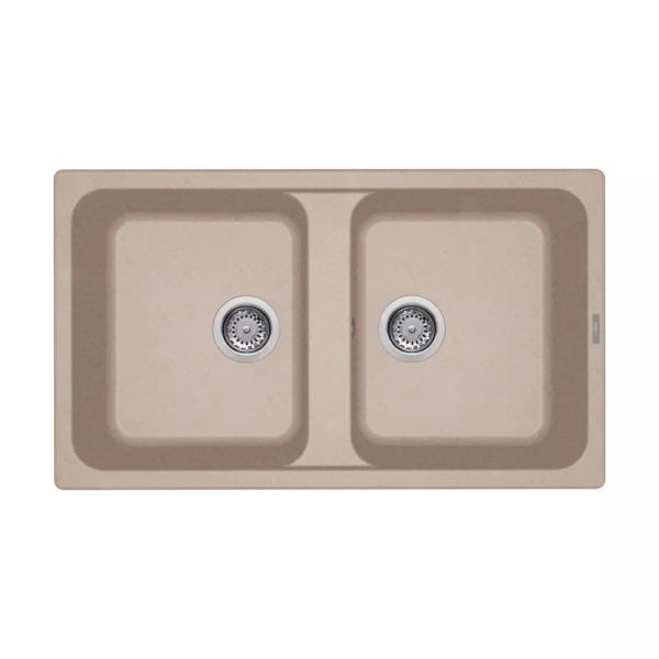 LAVELLO DA INCASSO ELLECI 2 VASCHE MODELLO LIFE 450