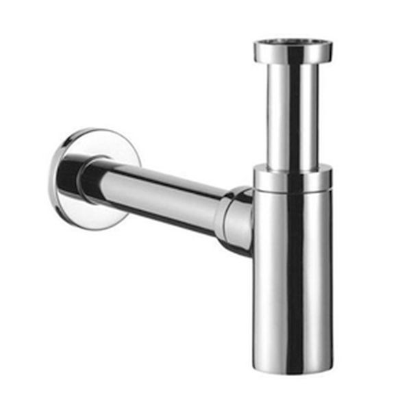 Geberit 151.101.11.1 sifone curvo per lavabo e bidet, scarico orizzontale  colore bianco