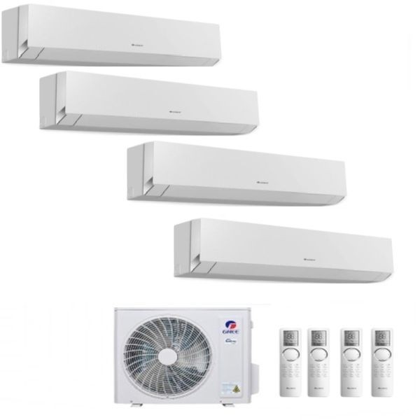 CLIMATIZZATORE GREE CLIVIA WHITE QUADRIALSPLIT 9000+9000+9000+9000+GWHD28NK6OO INVERTER R-32 WI-FI
