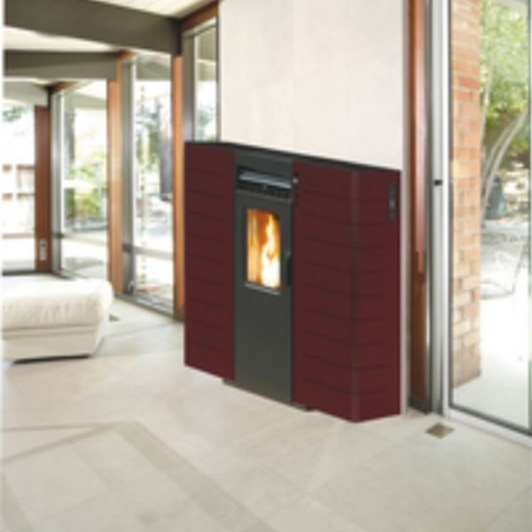 STUFA A PELLET KING SLIM 10 CANALIZZATA 10 KW 