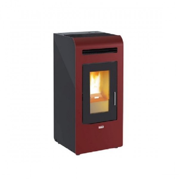 STUFA  A PELLET KING 16 CANALIZZATA 15,5 KW BIANCA o BORDEAUX