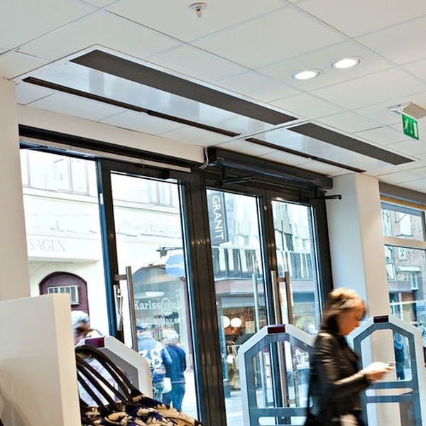 BARRIERA D'ARIA AD INCASSO KLIMALINE 90 CM CON TELECOMANDO CON RESISTENZA 