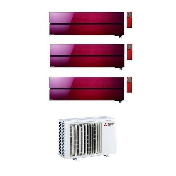 CLIMATIZZATORE MITSUBISHI KIRIGAMINE STYLE SERIE LN TRIAL SPLIT 9000+9000+12000+MXZ-3F54VF WI-FI
