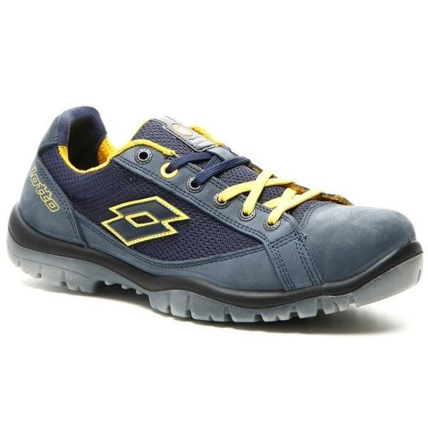 SCARPE BASSE LOTTO MOD.JUMP 500 GRIGIO GIALLO DAL N.41 al 46 Promo Clima