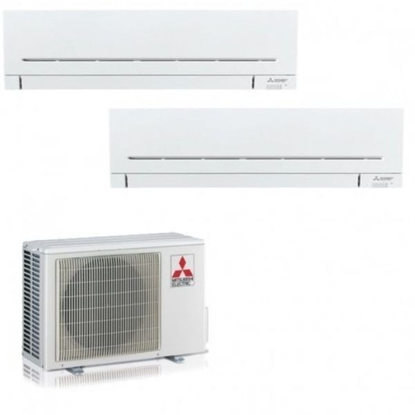 CLIMATIZZATORE MITSUBISHI AP-VGK DUALSPLIT 12000+12000+MXZ-2F53VF R32 WI-FI INCLUSO