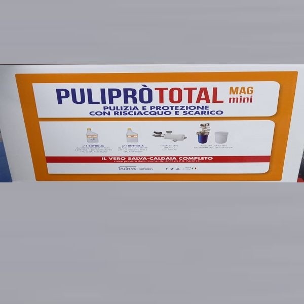 FORIDRA PULIPRO' TOTAL MAG MINI DEFANGATORE + DOSATORE + IDRATERM 110 + IDRATERM 805