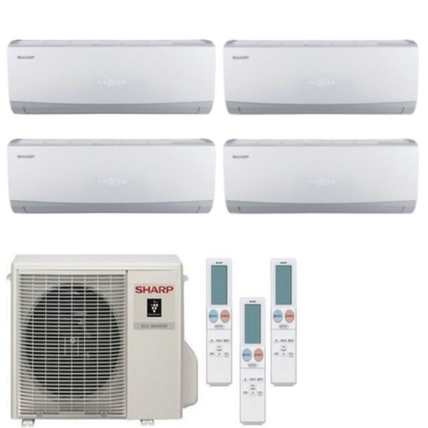 Climatizzatore Sharp Ssr Quadri Split 12000 12000 12000 12000 Ae X4m36 Promo Clima