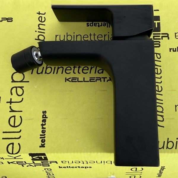 MONOCOMANDO PER BIDET  KELLER TAPS SQUARE SQ30NO NERO OPACO