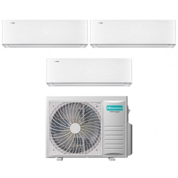 CLIMATIZZATORE HISENSE ENERGY PRO X TRIALSPLIT 9000+12000+12000+3AMW72U4RJC WI-FI R-32
