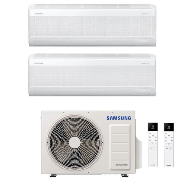 CLIMATIZZATORE SAMSUNG WINDFREE ELITE S2 DUALSPLIT 9000+12000+AJ050TXJ INVERTER R-32 WI-FI
