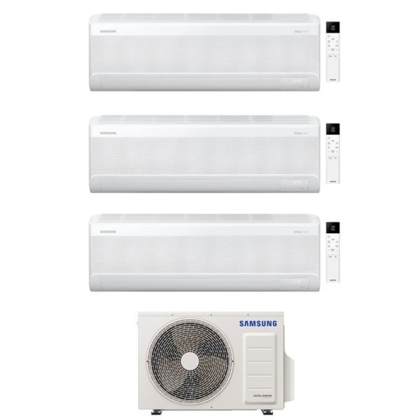 CLIMATIZZATORE SAMSUNG WINDFREE ELITE S2 TRIALSPLIT 12000+12000+12000+AJ068TXJ INVERTER R-32 WI-FI