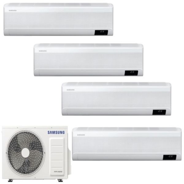 Climatizzatore Samsung Windfree Elite Quadri Split 9000 9000 9000 12000 Aj080txj4kg R 32 Wi Fi Promo Clima
