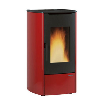 TERMOSTUFA A PELLET LA NORDICA EXTRAFLAME MARINA IDRO H11 14.8 KW BORDEAUX V2