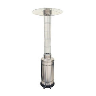 STUFA AEREA CILINDRICA TEPORUS 10,5 KW INOX