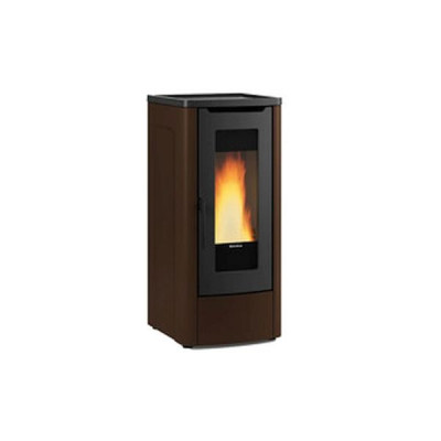 STUFA A PELLET VENTILATA LA NORDICA EXTRAFLAME DAHIANA AD 10 KW BRONZO V6