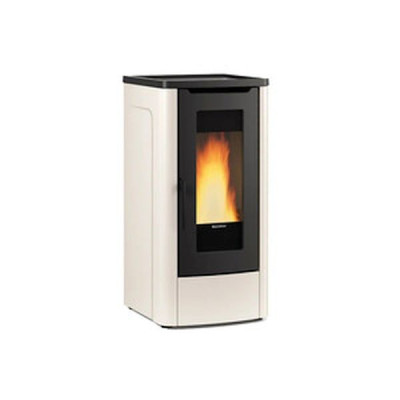 STUFA A PELLET VENTILATA LA NORDICA EXTRAFLAME DAHIANA AD 10 KW BIANCA V6
