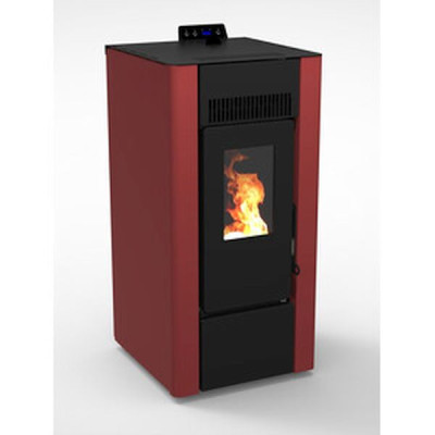 STUFA A PELLET EFESTO 6 VENTILATA 6.9 KW BORDEAUX V6