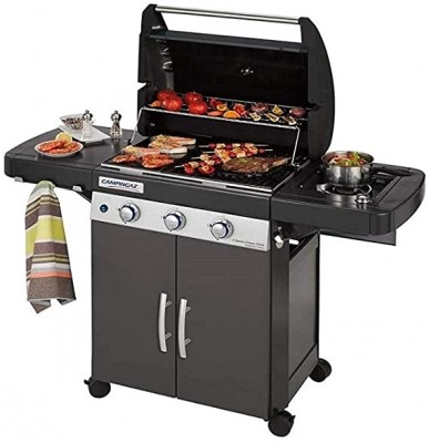 Barbecue Dual Gas GPL TRASFORMABILE A METANO Modello 3 Series Classic LS Plus con Sistema Pulizia in LAVASTOVIGLIE