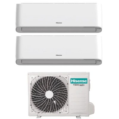 CLIMATIZZATORE HISENSE ENERGY PRO PLUS DUAL SPLIT 9000+9000+2AMW35U4RRA R-32  WI-FI 