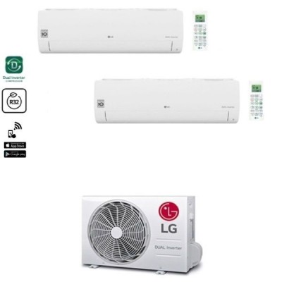 CLIMATIZZATORE LG LIBERO SMART DUALSPLIT 9000+12000+MU2R15 R-32 WI-FI 