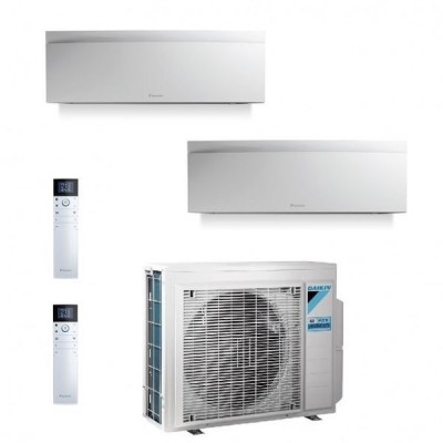 CLIMATIZZATORE DAIKIN EMURA III WHITE DUALSPLIT 9000+9000+2MXM40N INVERTER R-32 WI-FI