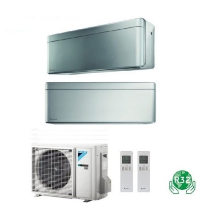 CLIMATIZZATORE DAIKIN STYLISH TOTAL SILVER DUALSPLIT 9000+9000+2MXM40M/N R32