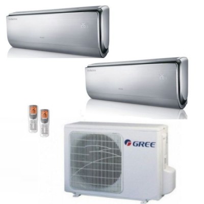 CLIMATIZZATORE GREE  U-CROWN DUALSPLIT 12000+12000+GWHD(18)NK6LO INVERTER R-32 WI-FI A++