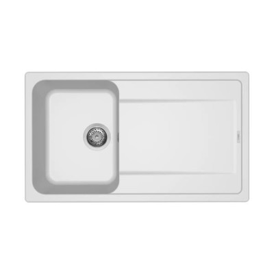LAVELLO DA INCASSO ELLECI 1 VASCA CON GOCCIOLATOIO MODELLO LIFE 400