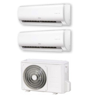 CLIMATIZZATORE FERROLI GIADA DUALSPLIT 12000+12000+ ESTERNA 18-2 INVERTER R-32 WI-FI