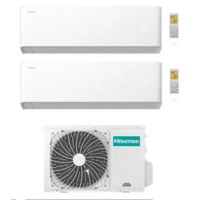 CLIMATIZZATORE HISENSE UNI HB DUALSPLIT 9000+9000+2AMW42U4RGC INVERTER R-32 WI-FI A++/A+